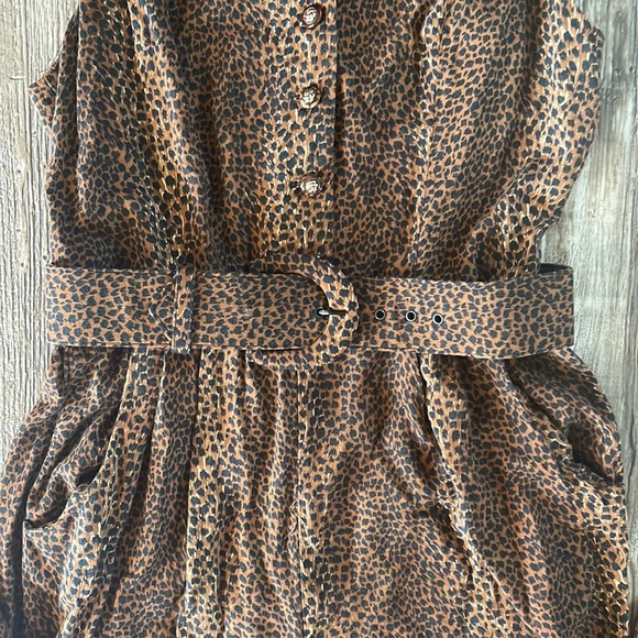 M.J.Carroll leopard Print Jumpsuit, Size 5-6 - Picture 4 of 17